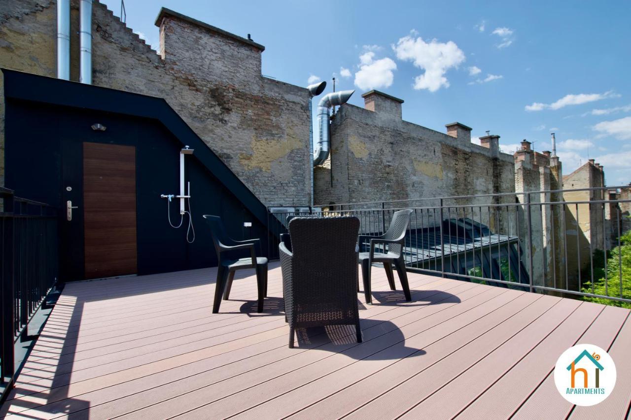 Premium Apartment By Hi5 - Penthouse Studio + Rooftop Budapest Ngoại thất bức ảnh